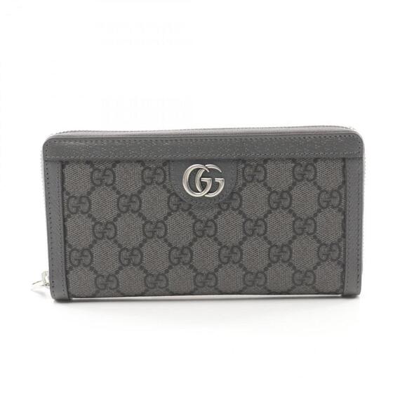 GUCCI Gray Leather Wallet - Picture 1 of 5